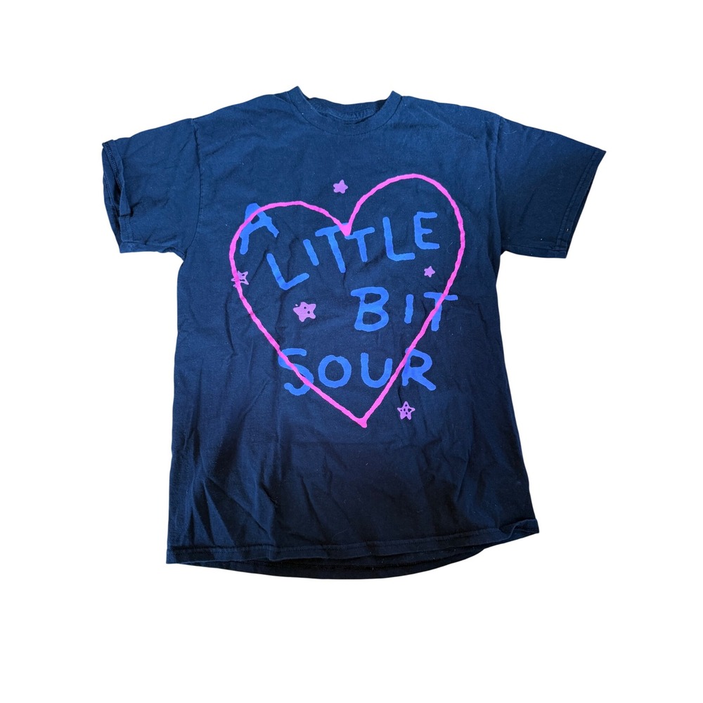 Olivia Rodrigo Sour Tour 2022 Concert T-Shirt Black Pink Purple Medium